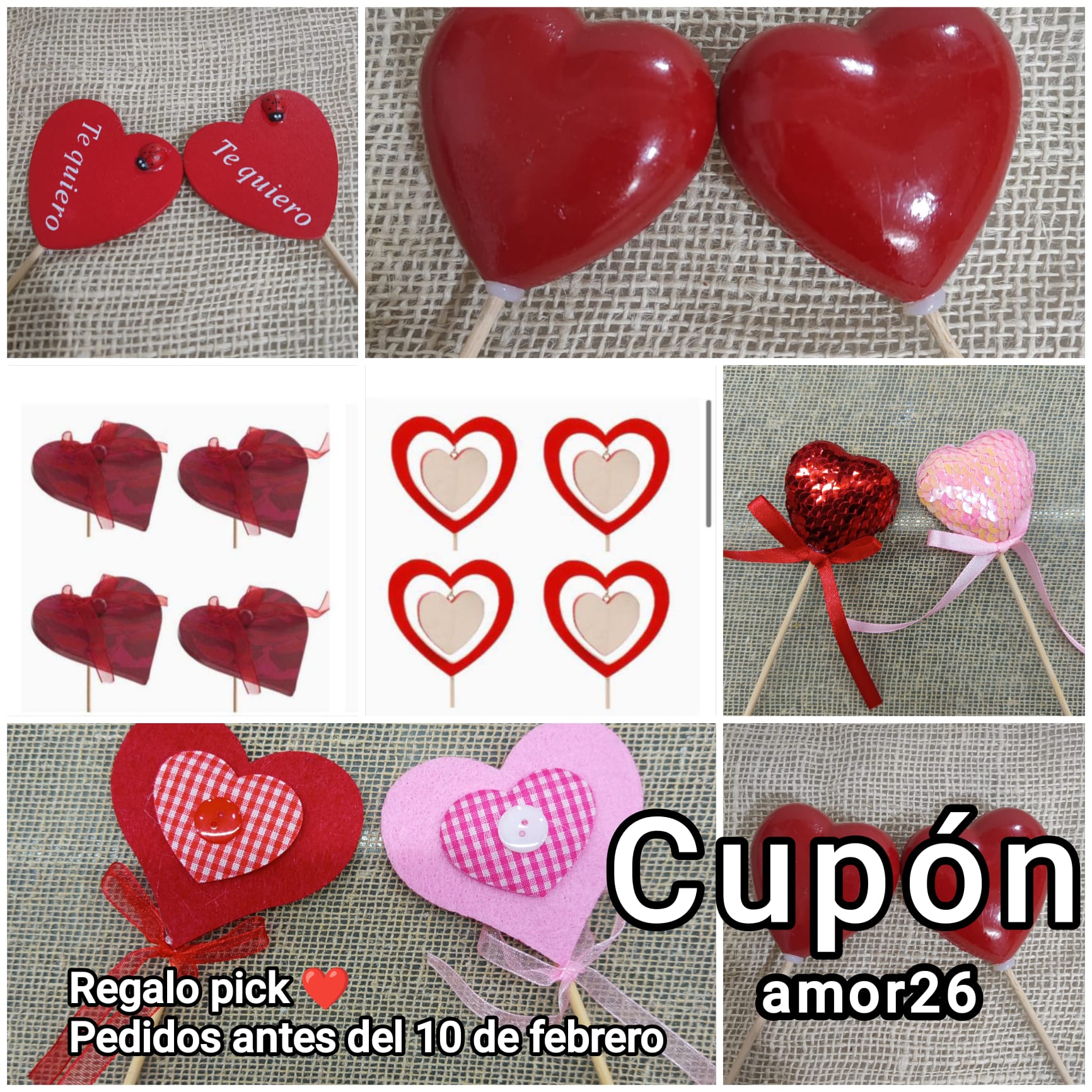 cupón corazón